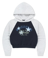 DEPARTMENT STAR CROP HOODIE