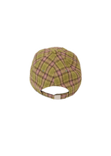DOUBLE MATCHA CHECK CAP