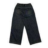 Track denim pants