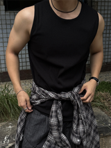 リージェントリブドレイヤードノースリーブ