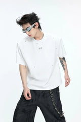 Asymmetric Cropped T-Shirt