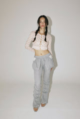 Pocket shirring pants