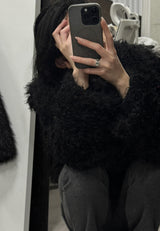 チョコレートヘアリーファージャケット