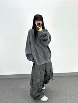 シャーリングストラップカーゴパンツ