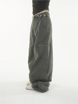 Nove pigment cargo pants -2C