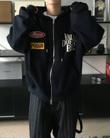 DP Benz patch hood zip-up (2C)