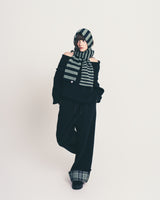 check folding sweatpants / mint