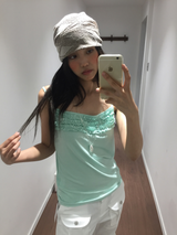 Node punched hair scarf (2color)