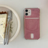 Pocket phone case [Dusty pink jeans]