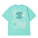 25SS エイリアンユニバースショートスリーブTシャツ エメラルドグリーン