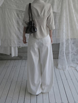 Sareon Open Collar Three QuarterShirt