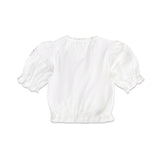 Blanc puff blouse_ivory