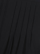 タックディテールロングスカート (Black)