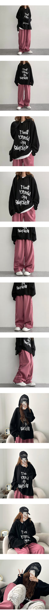 Soru Thick Pocket Carpenter Banding Wide Pants