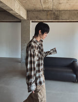 Quz スタッズウエスタンシャツ