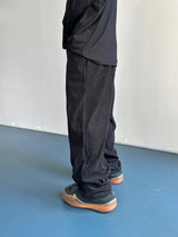 Twill Basic Golden Wide Pants 7C