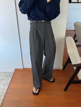 ASCLO TR Two Tuck Wide Slacks (3color)