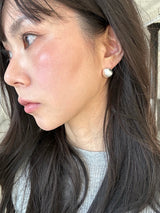 [925silver] マットボールピアス