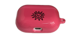 pink sun airpod case