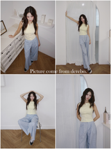 Lemon spandex cap zip-up sleeveless T-shirt