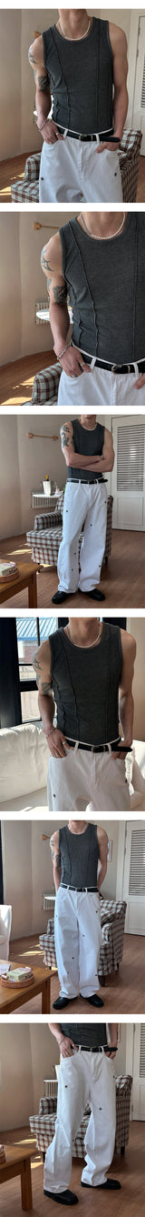 [Unisex] Unbalance pearl necklace