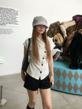 High China Button Blouse