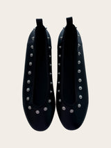 stud soft flat shoes