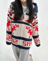 (CUTE♥ ZIPPER POINT♥/NORDIC♥) ノルディック ワンウェイ ジップアップ