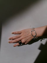 Silver Plated U-Shaped Bracelet