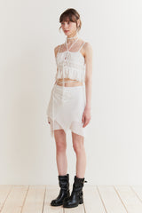 WHISPER BUTTON TOP white