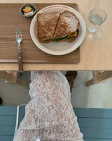 Rose long skirt