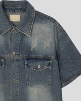 Weather Half Denim Jacket