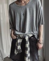 Roydi Over U-Neck Short Sleeve T-Shirt