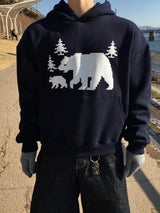 Polar Bear Fleece Dye Hoodie 3C
