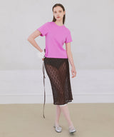 Poev Arched T-Shirt - Purple Pink