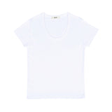 90's カーブドTシャツ (WHITE)