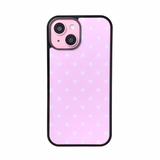 Polka dot glass phone case - standard(non-magsafe)