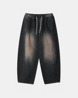 Blon brown teen balloon denim
