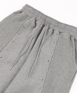 Waffle Stud Sweatpants (Melange) K25QC692