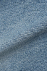 Pure straight denim pants