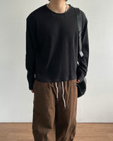 Soph Crop Waffle Long Sleeve