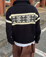 MR Nordic half-zip-up knit (3C)