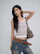 Double layered sleeveless (set product)