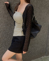 Kidan cap unbalanced tube top