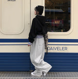 [BELLIDE MADE] 両面起毛 リッツスリット ラインワイドトレーニングパンツ