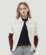 セミスリムフィットショートスリーブシャツ [WHITE]