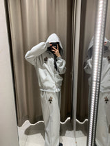 Reho Cross Patch Hoodie Zip-UP