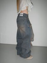 joshua tree distressed jeans 