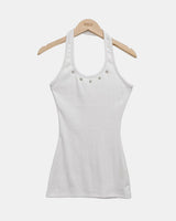 Lunef Halter Neck Sleeveless Top