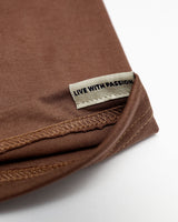 MOONANDBEAM LOGO TEE (BROWN)